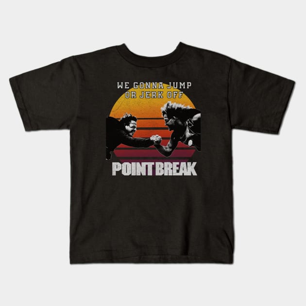 Point Break 1991 Kids T-Shirt by Jazz In The Gardens